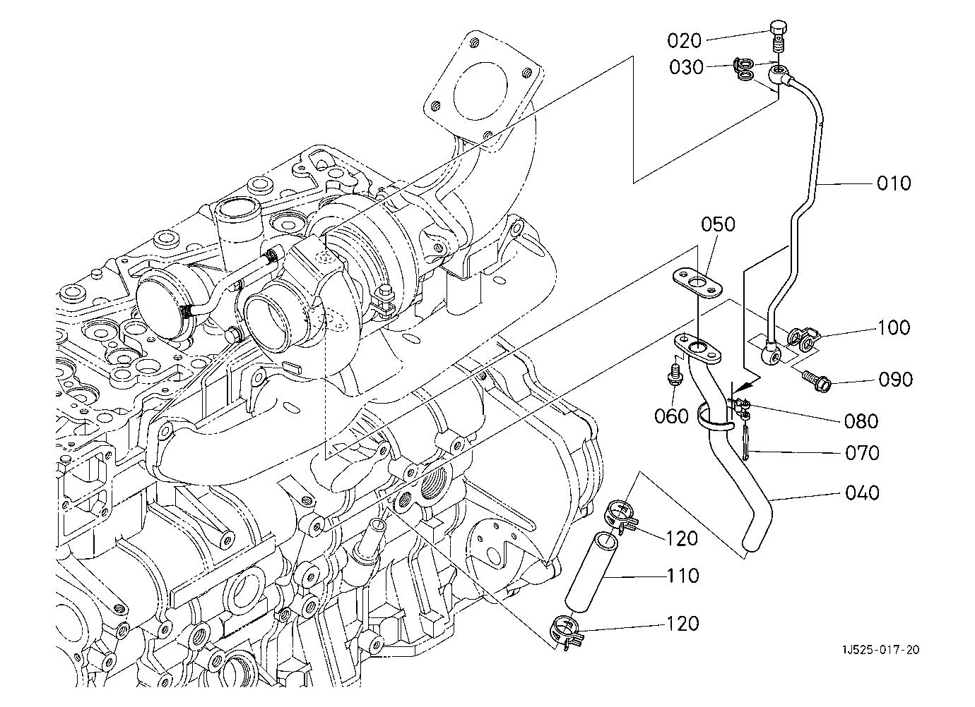Oil Pipe (Turbo Charger)