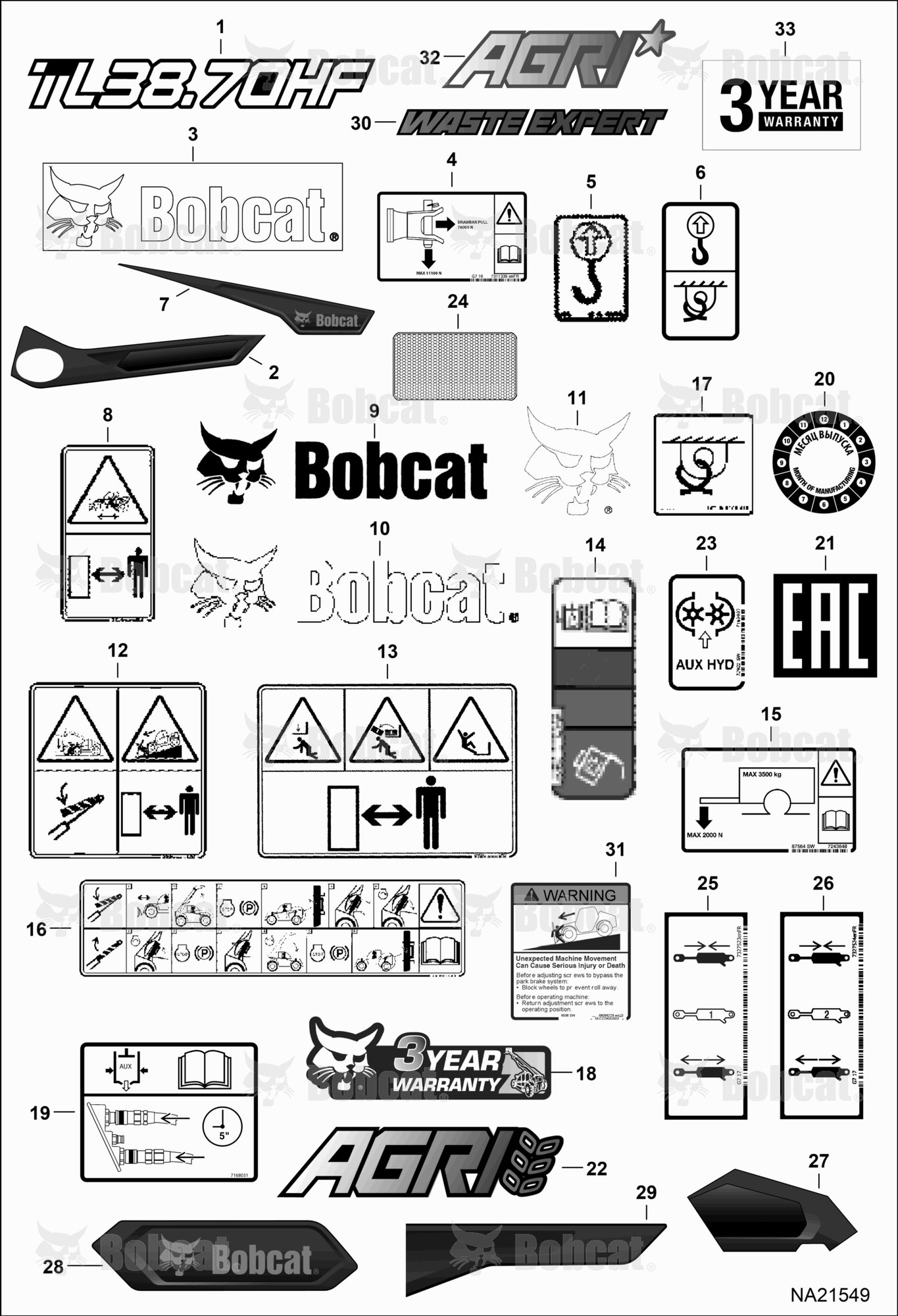 Decals (Outside)