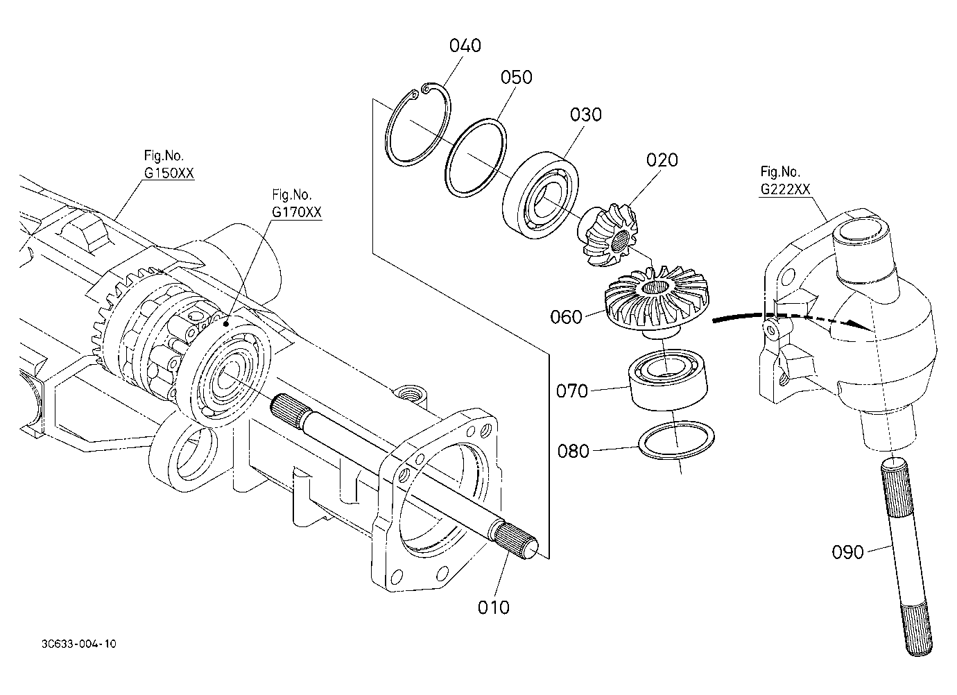 Differential Gear Shaft Lh