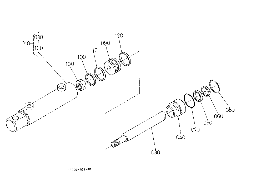 Power Steering Cylinder [Component Parts]