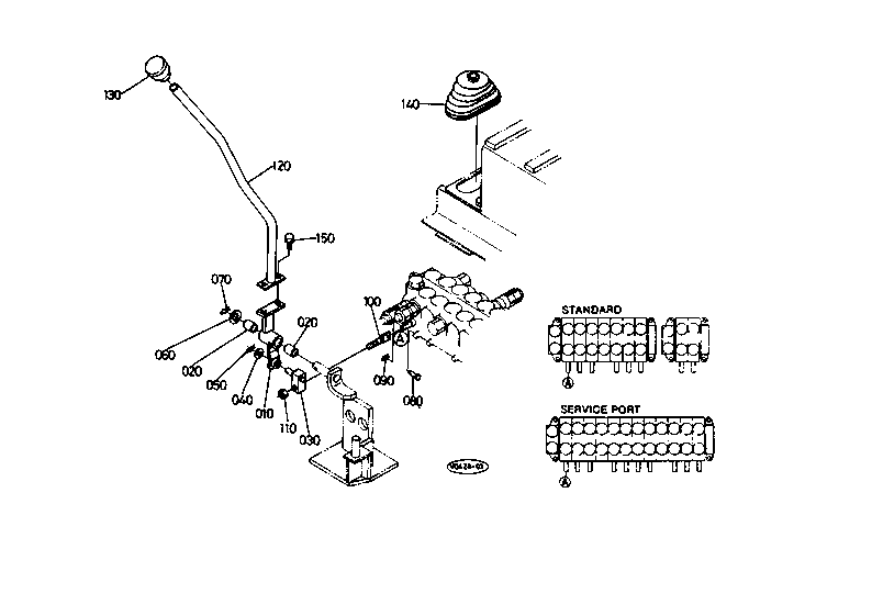 Control Lever (Dozer) [Kh-41(H)]