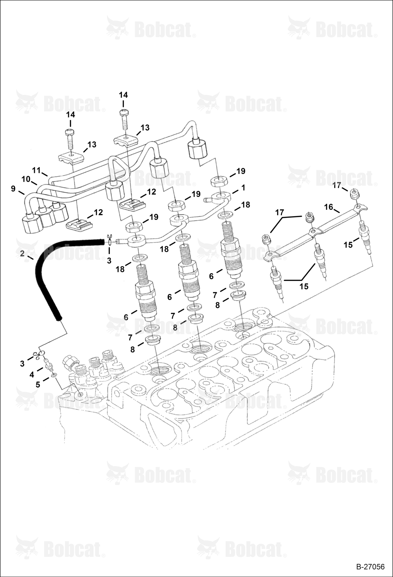 Injector Nozzles (Kubota - D722-E3B-BC-6)(Tier IV Replacement)