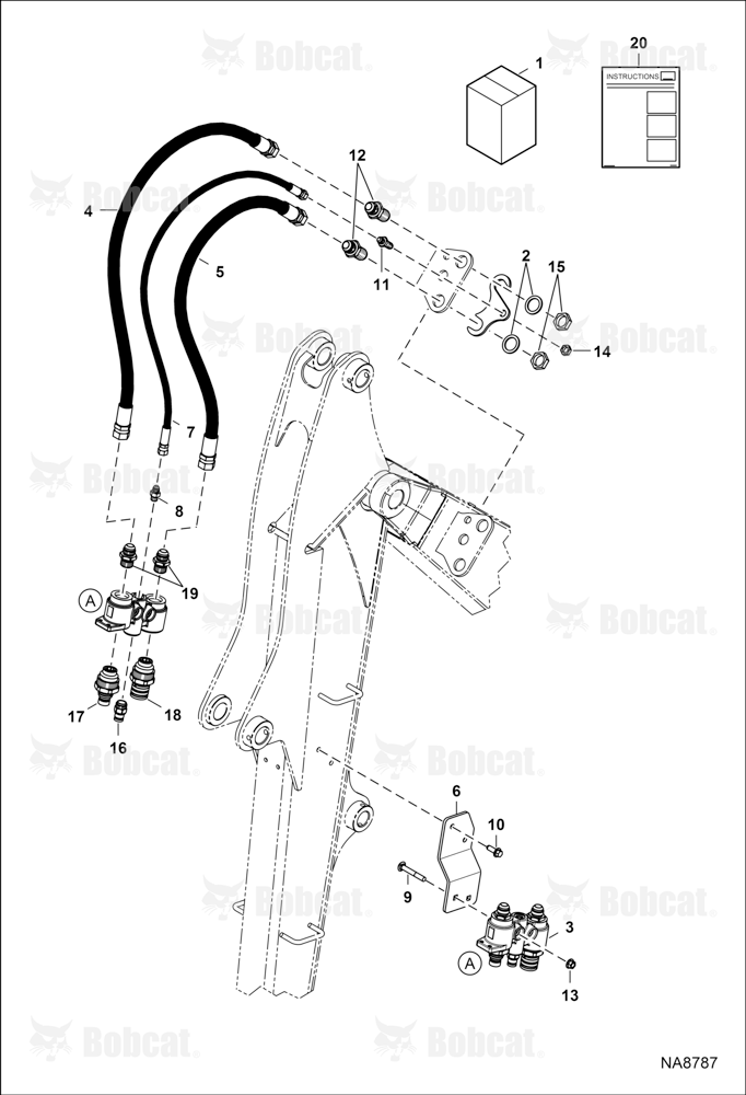 Coupler Block Kit (Long Arm)