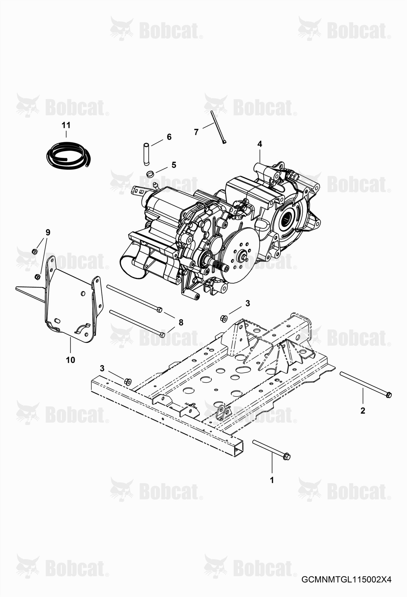 Drive TRAIN, Main Gearcase Mounting