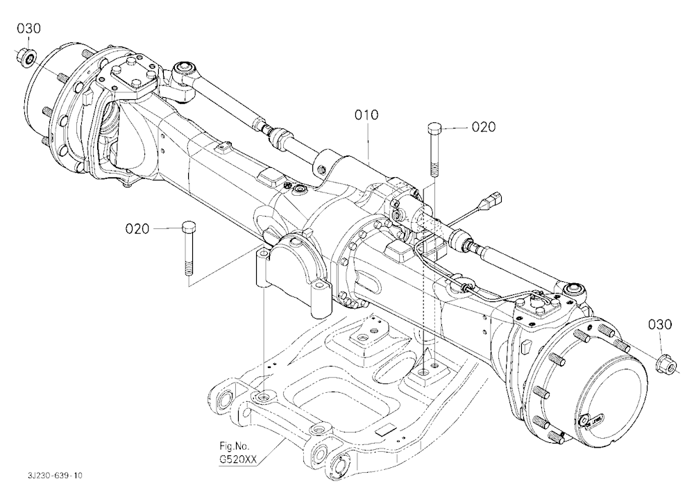 Front Axle [With Front Suspension] [Front Axle:Hea