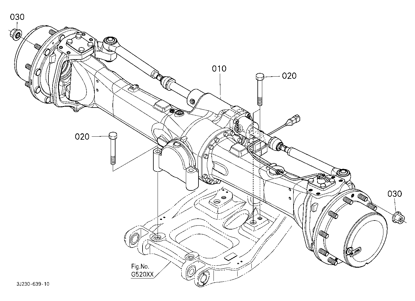 Front Axle [With Front Suspension] [Front Axle:Hea