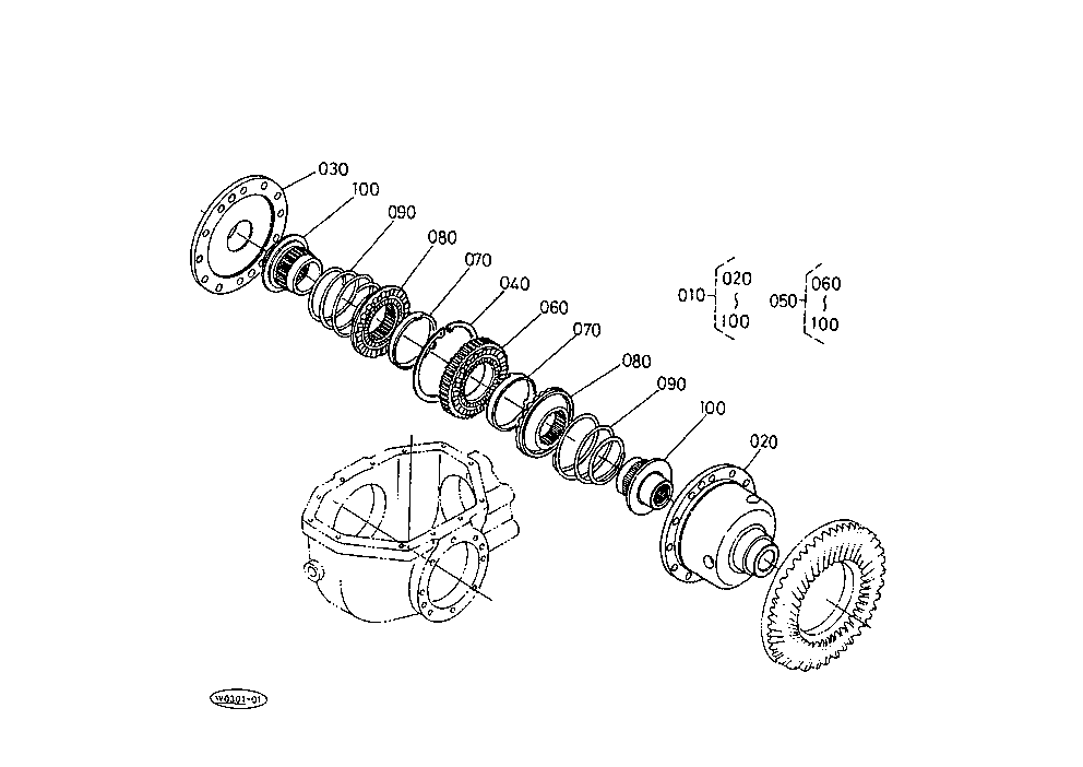 Front Differential Case (No-Spin)