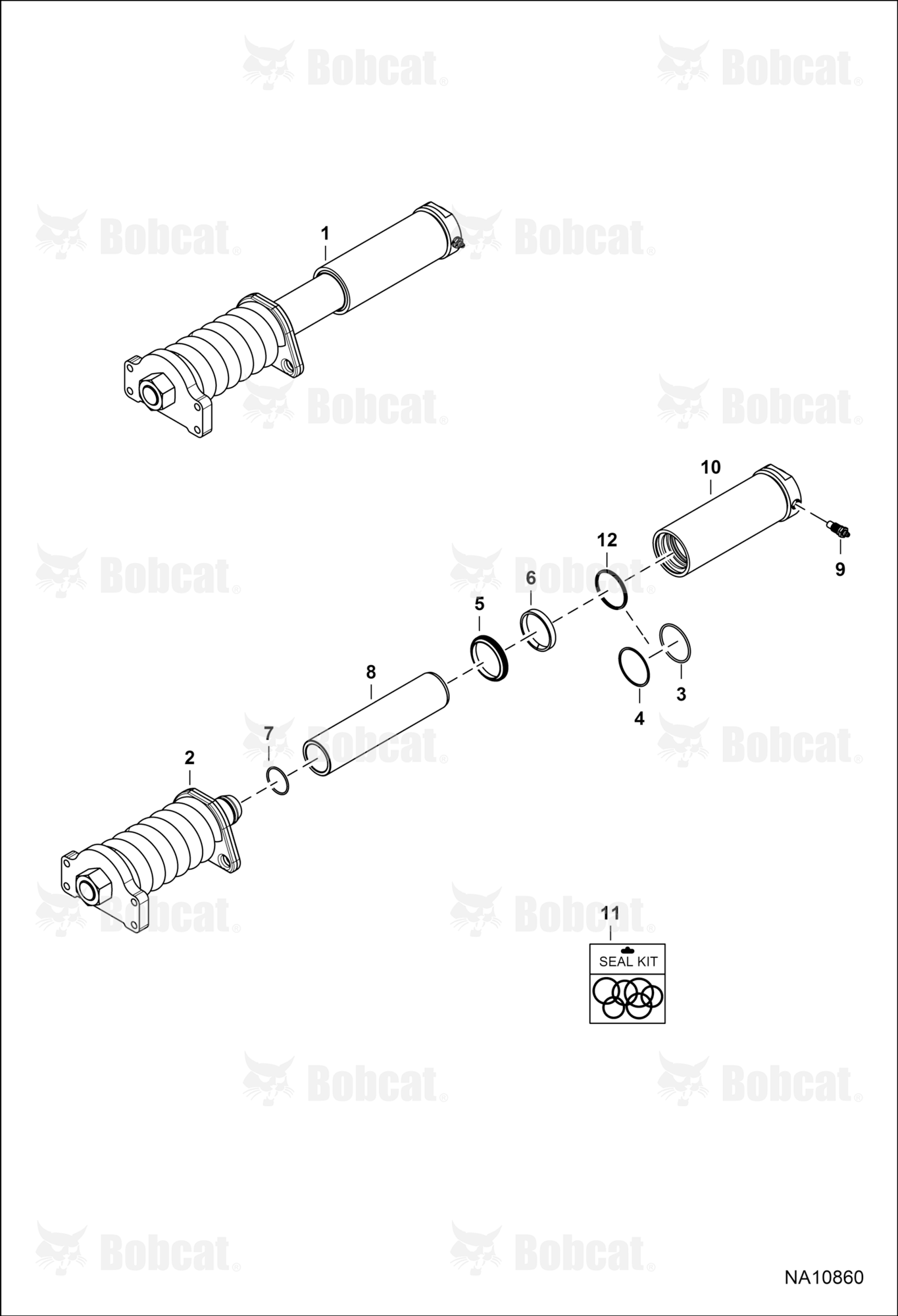 Track Tensioner  B3JE11384 & Above, B3JE11444 & Above