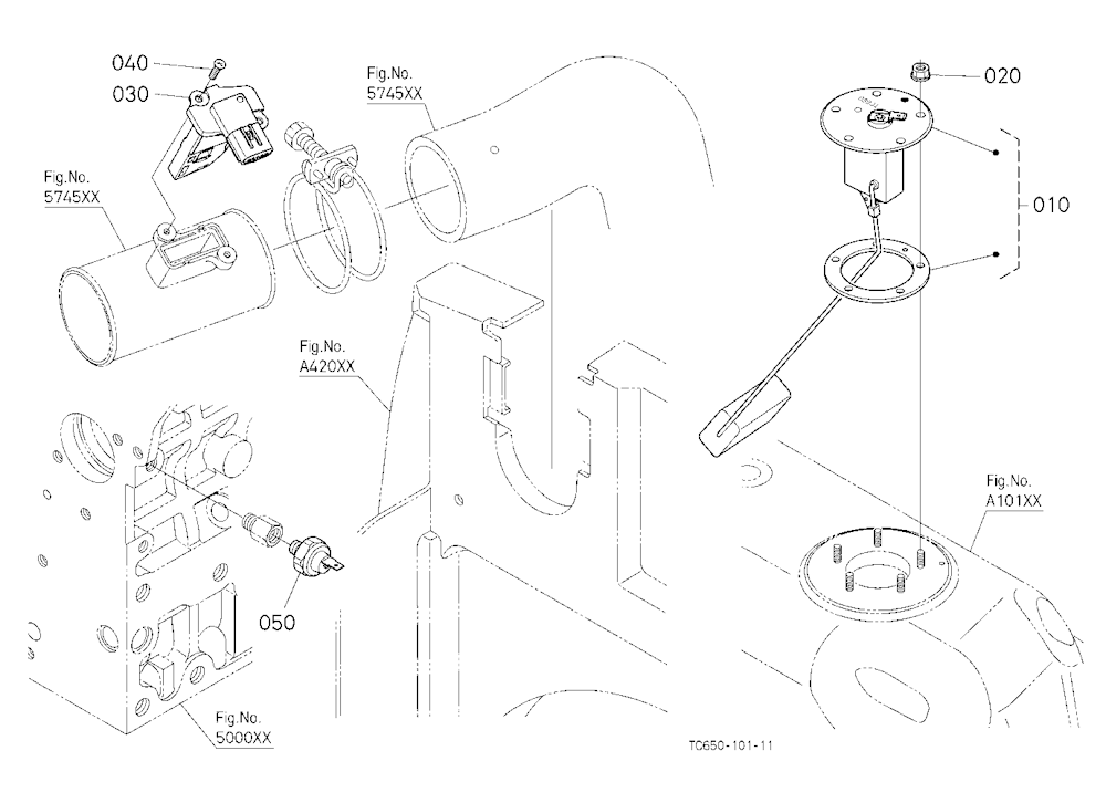 Switch/Sensor (Fuel/Inlet Pipe)