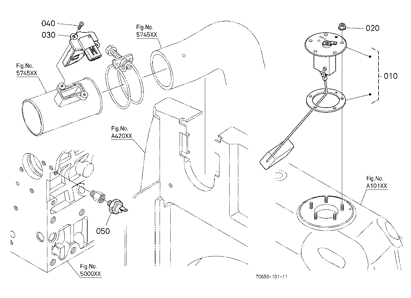 Switch/Sensor (Fuel/Inlet Pipe)