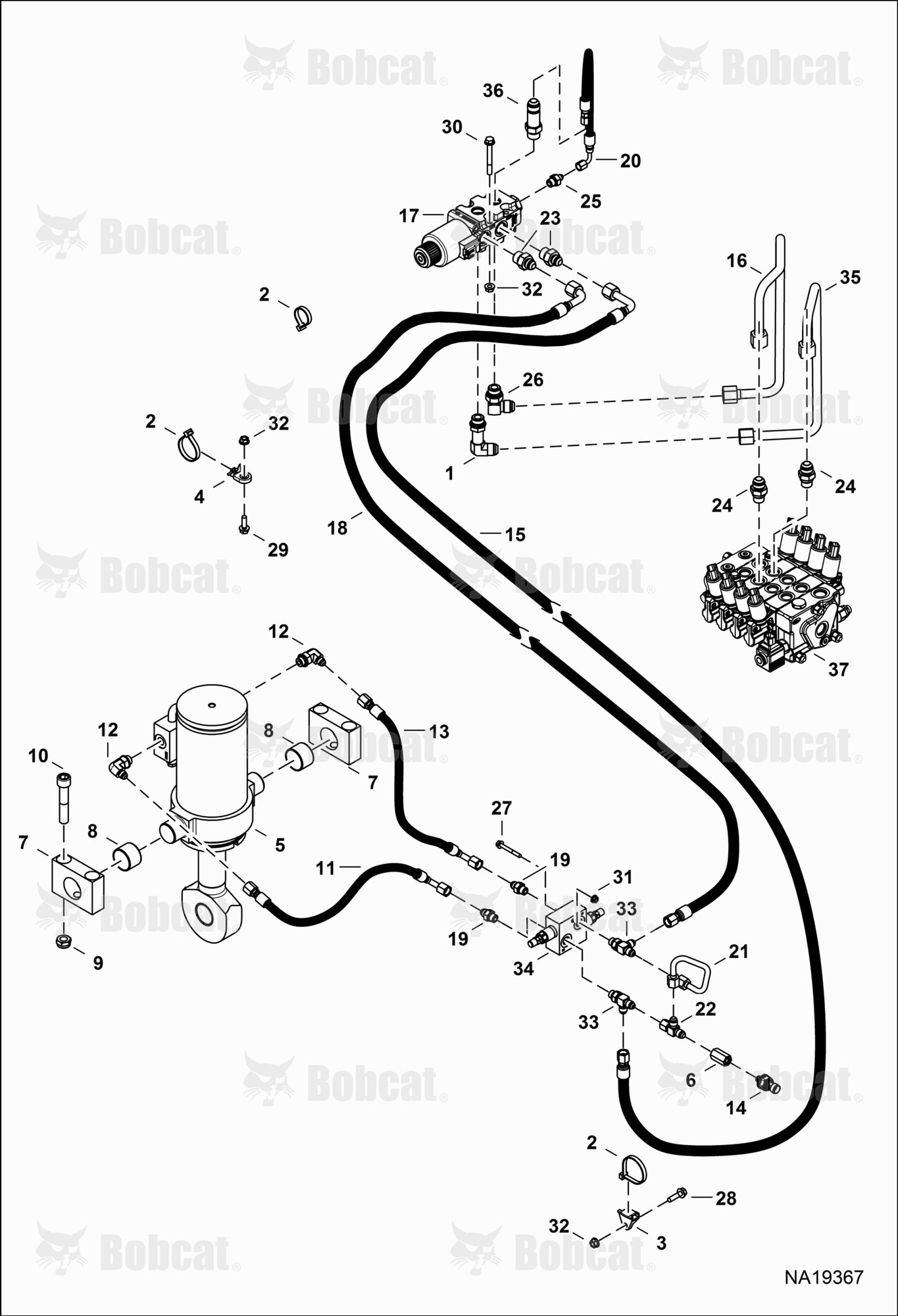 Hydraulic Circuitry (Frame Leveling)