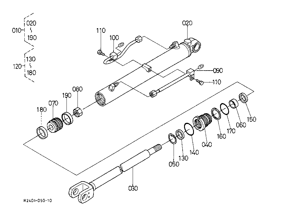 Lift Cylinder Right [Component Parts]