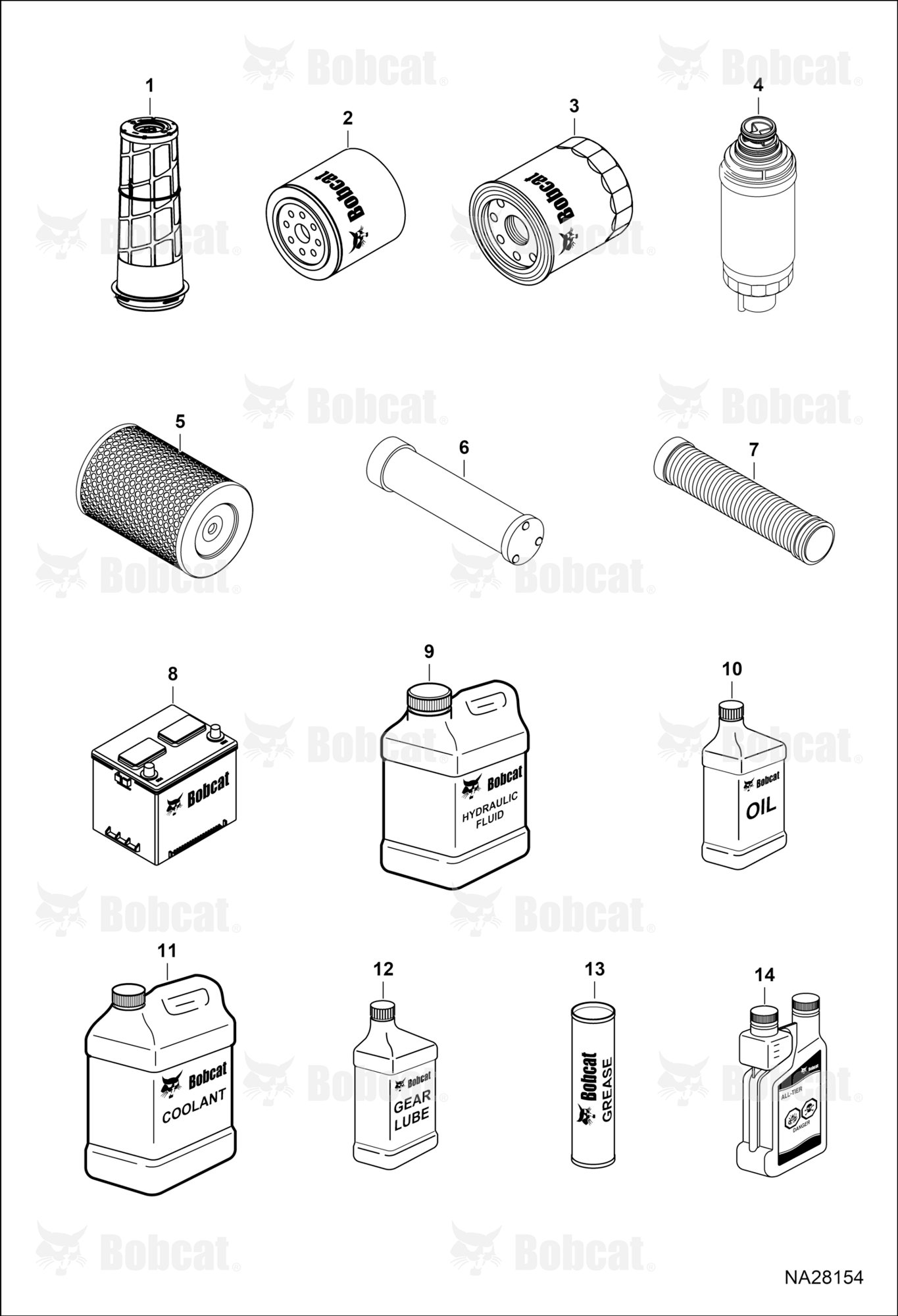 Maintenance Items (Service Parts)