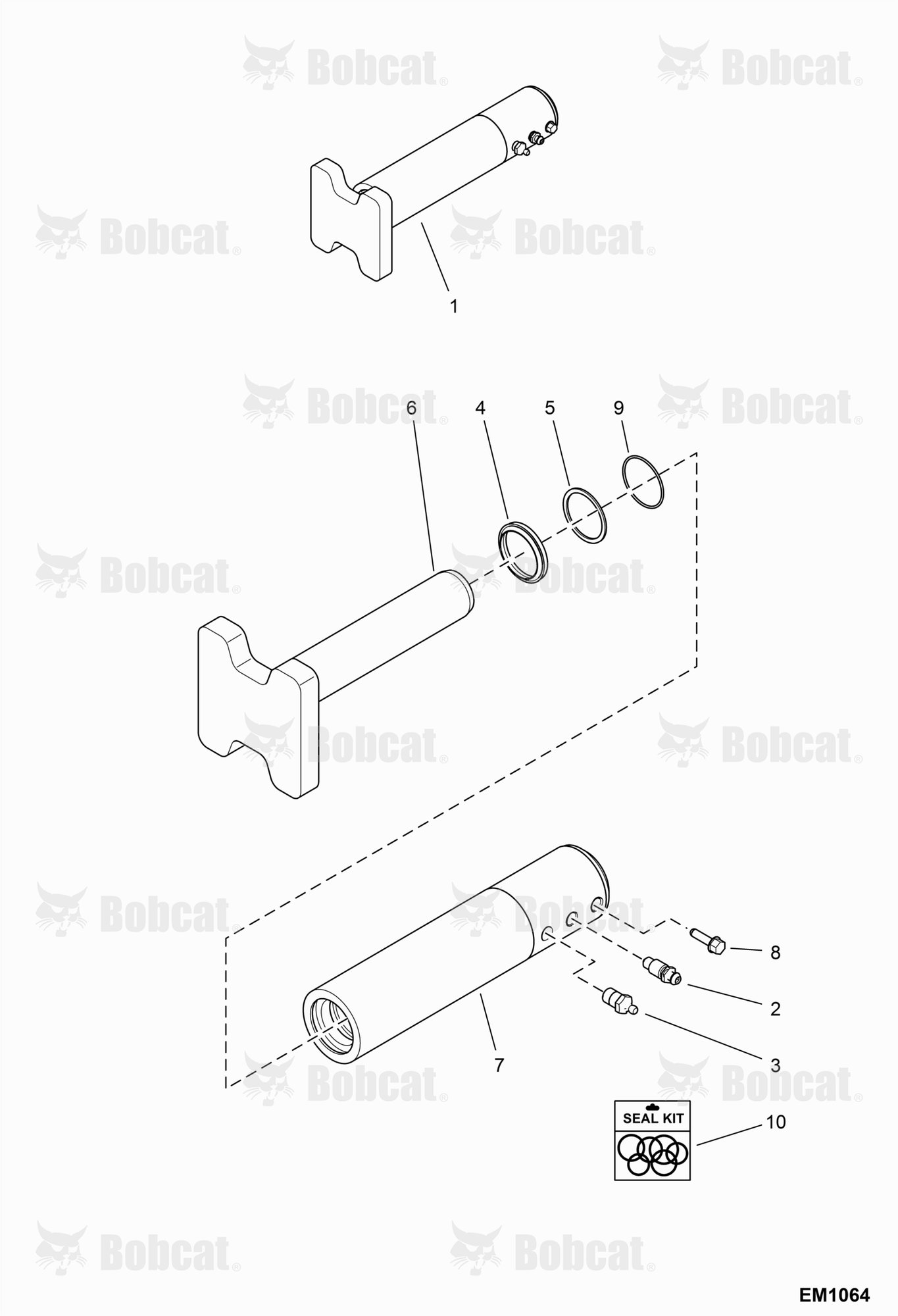 Track Tension Cylinder