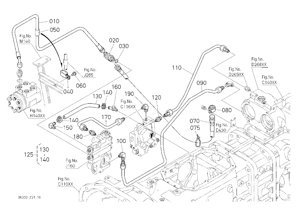 Hydraulic Oil Line (Steering/Pto) [Dual Speed Type
