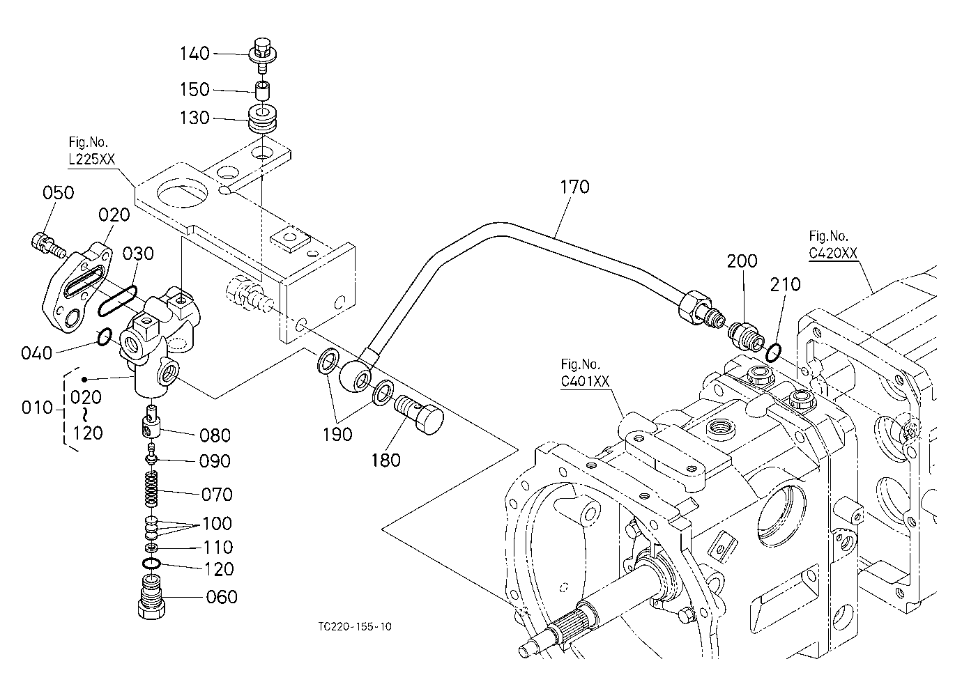 Hydraulic Outlet Block [Hst Type]
