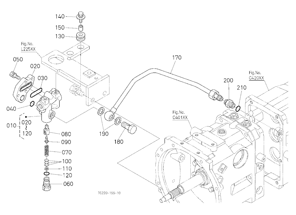 Hydraulic Outlet Block [Hst Type]