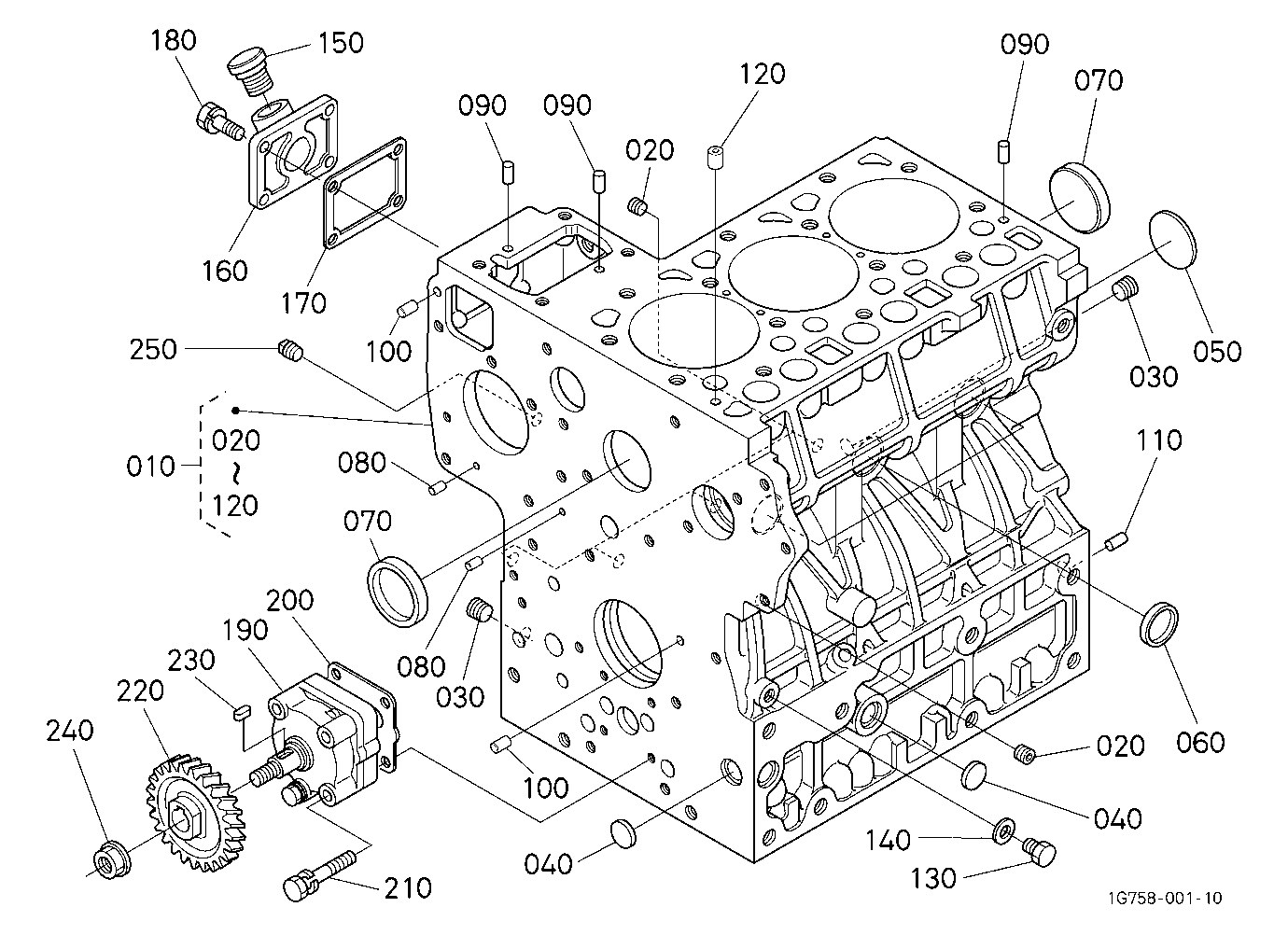Crankcase [D1703-Ma-E2A/D1703-Ma-E2A-Hst]