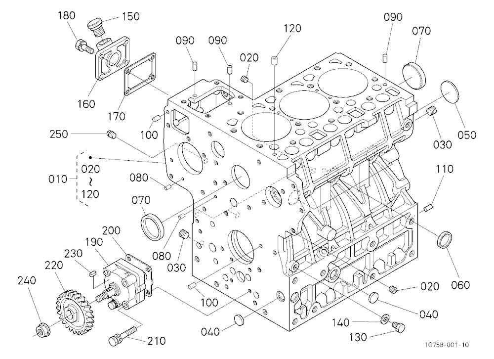 Crankcase [D1703-Ma-E2A/D1703-Ma-E2A-Hst]