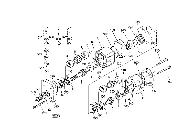 Hydraulic Pump [Component Parts]