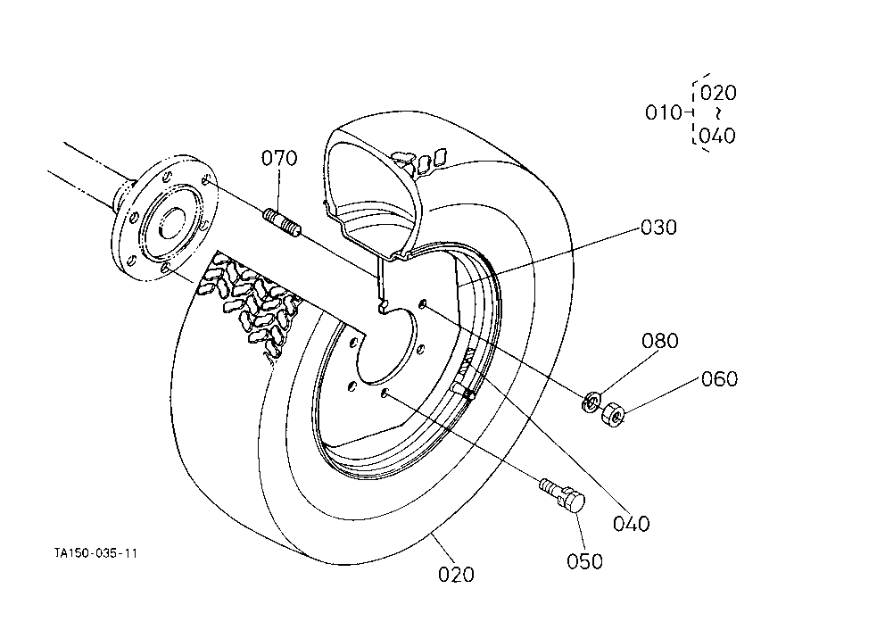Rear Wheel (21.5L-16.1) [New Type]