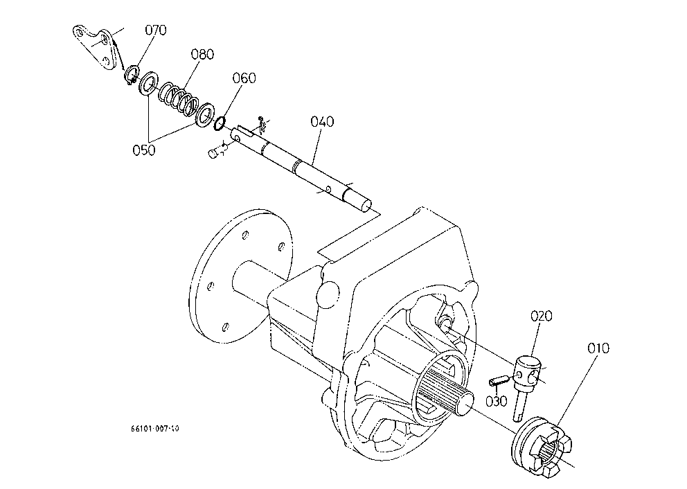 Differential Lock Shaft