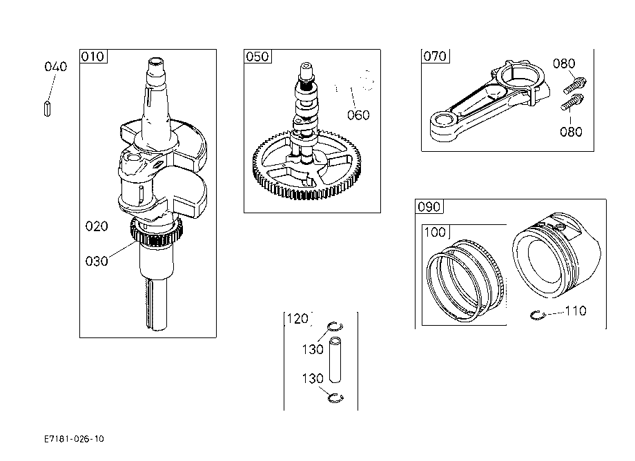 Piston And Crankshaft