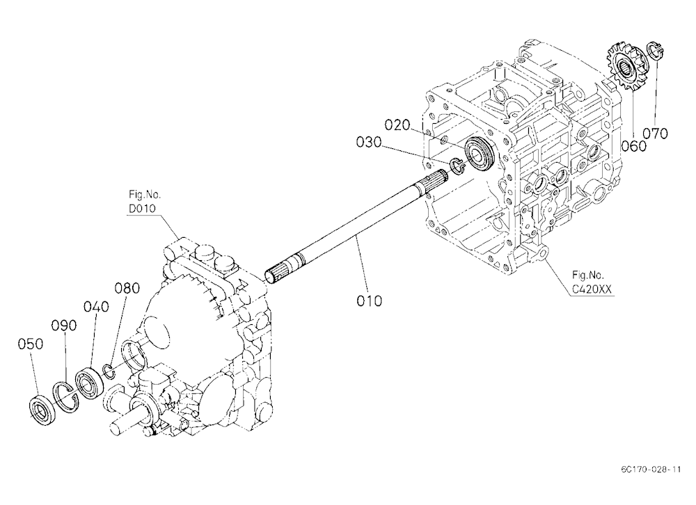 Front Wheel Propeller Shaft