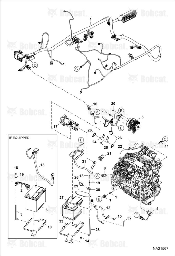 Engine Electrical Circuitry (Engine Sensors, Battery, ALT & Starter) AZND11001 - AZND11182