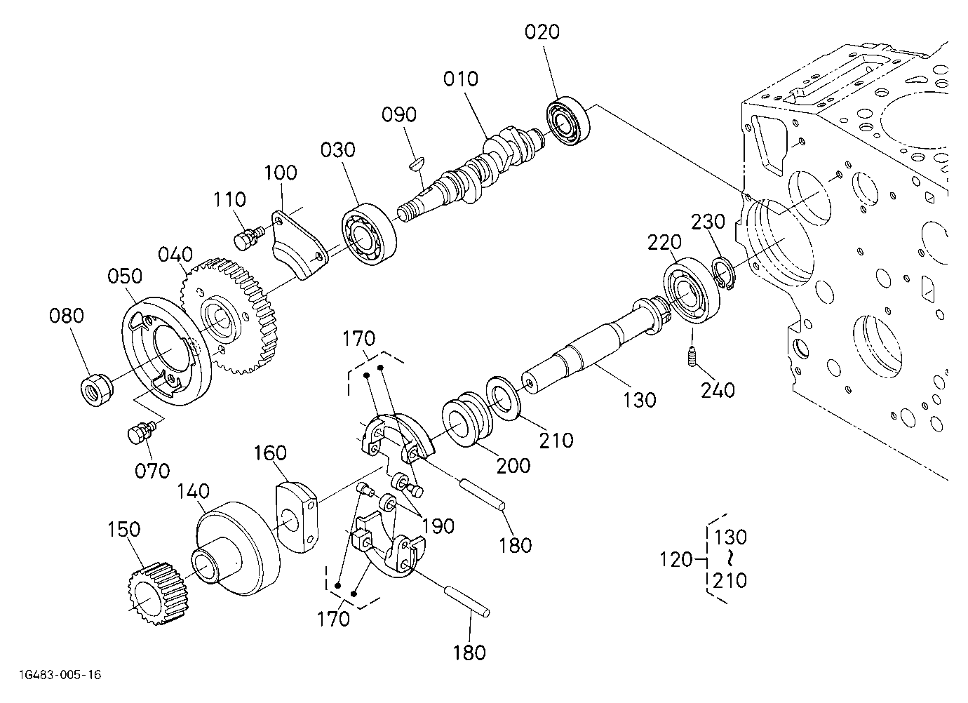 Fuel Camshaft And Governor Shaft