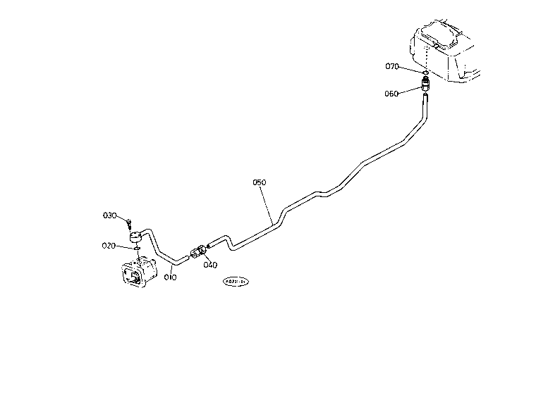 Hydraulic Pipe (Delivery) [Old Type]