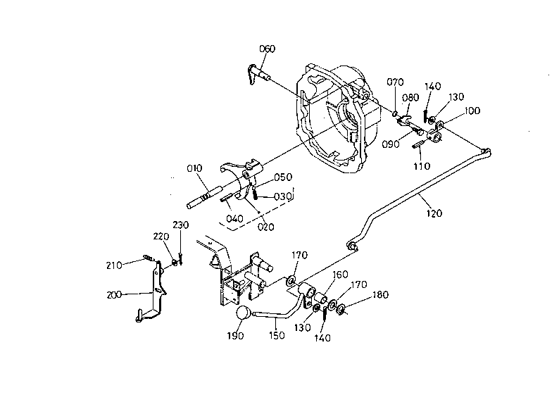 Pto Gear Shift Lever