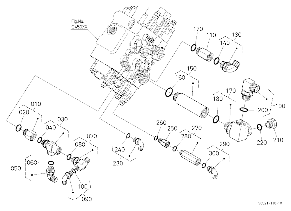 Control Valve 3 (Front Under) [Manual Hitch] [Exce