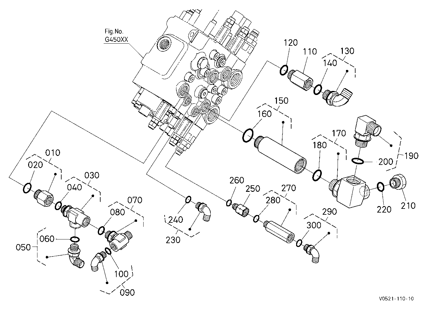 Control Valve 3 (Front Under) [Manual Hitch] [Exce