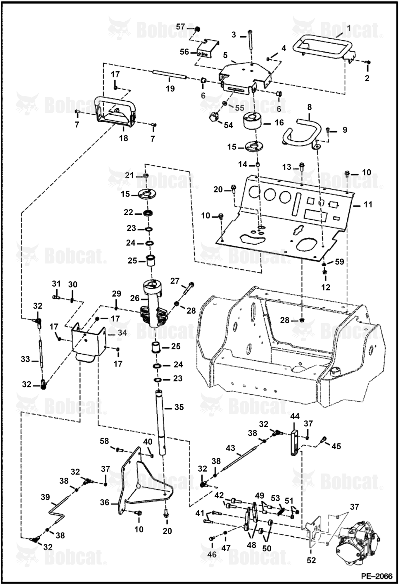 Steering Controls  523611001 & Above, 523711001 & Above, 528711001 - 528712698, 528811001 - 528811148