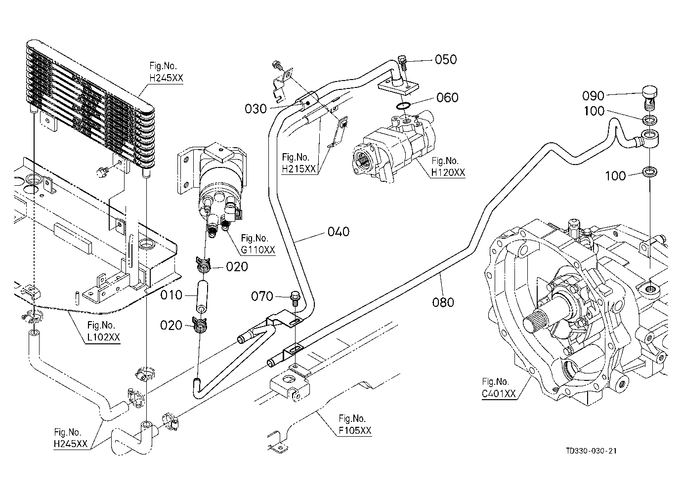 Oil Cooler Return Pipe