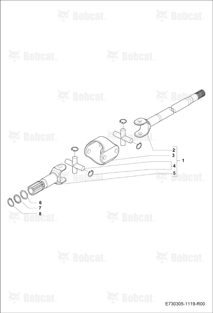 Front Axle (Double U Joint 4WD)