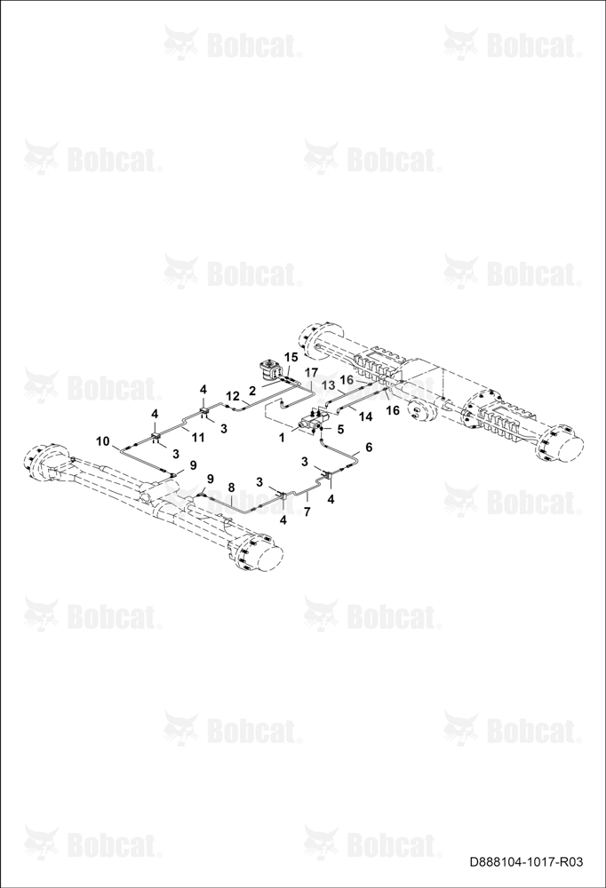 Steering Cylinder Circuit B45311001 - B45311029