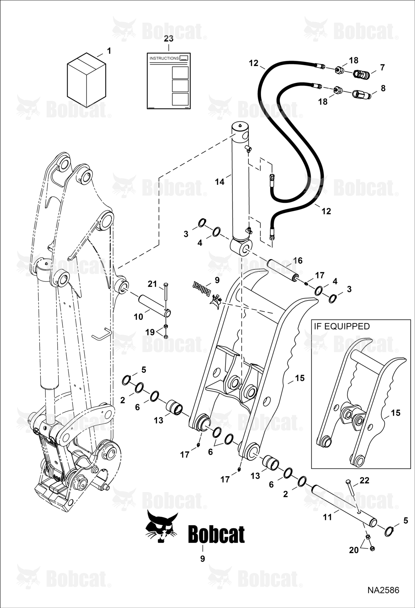 Clamp (Kit) (W/X-Change)  AJ6B00101 & Above