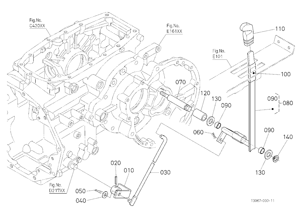 Range Gear Shift Lever [Manual T/M Type]