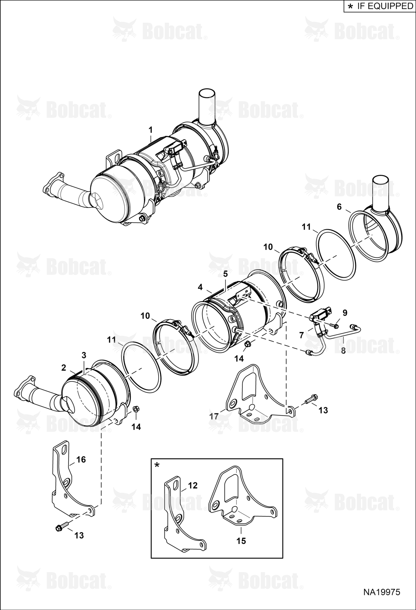 Muffler DOC Assembly  B35B11001 - B35B12060