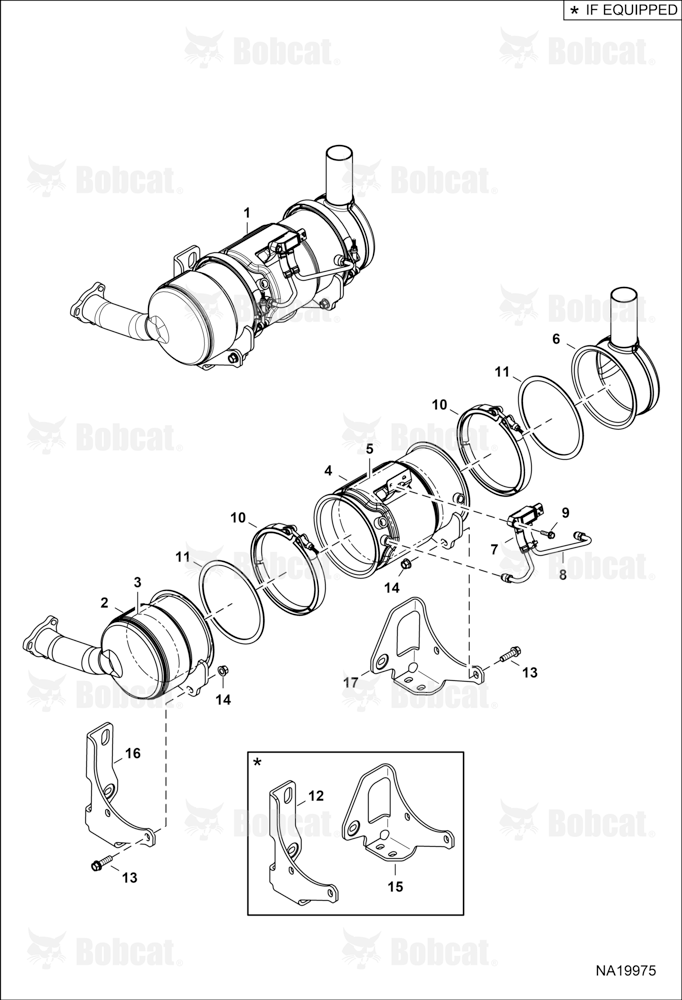 Muffler DOC Assembly B35A11001 - B35A12211