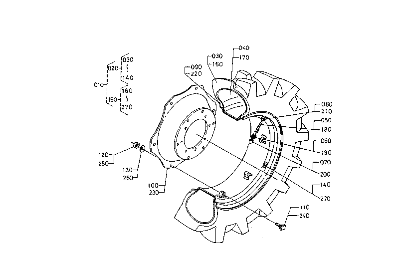 Rear Wheel (13.6-24) [Option]