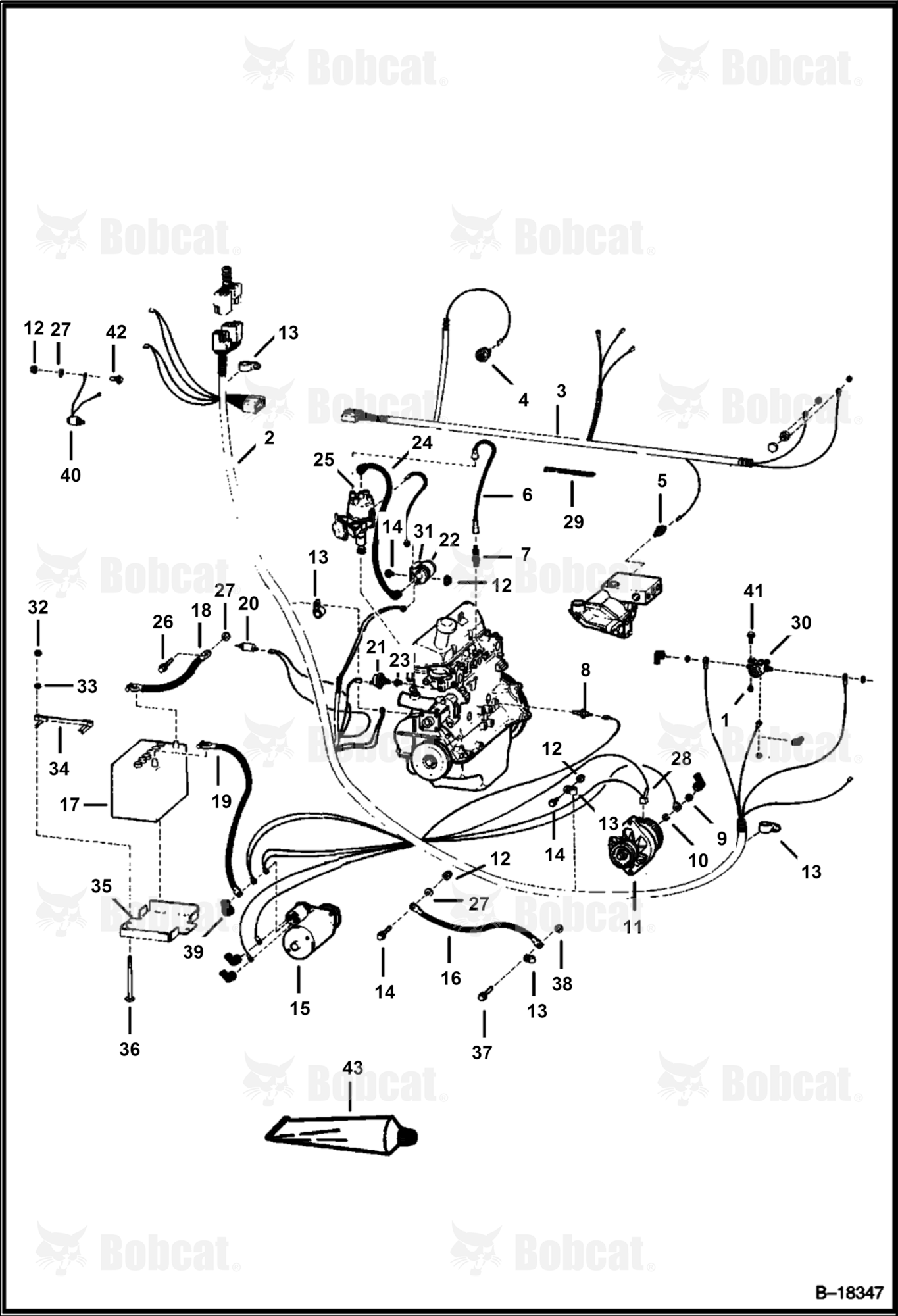 Engine Electrical Circuitry  501411001 - 501413002