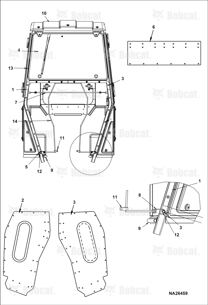 CAB Kit (Front View Assembly)