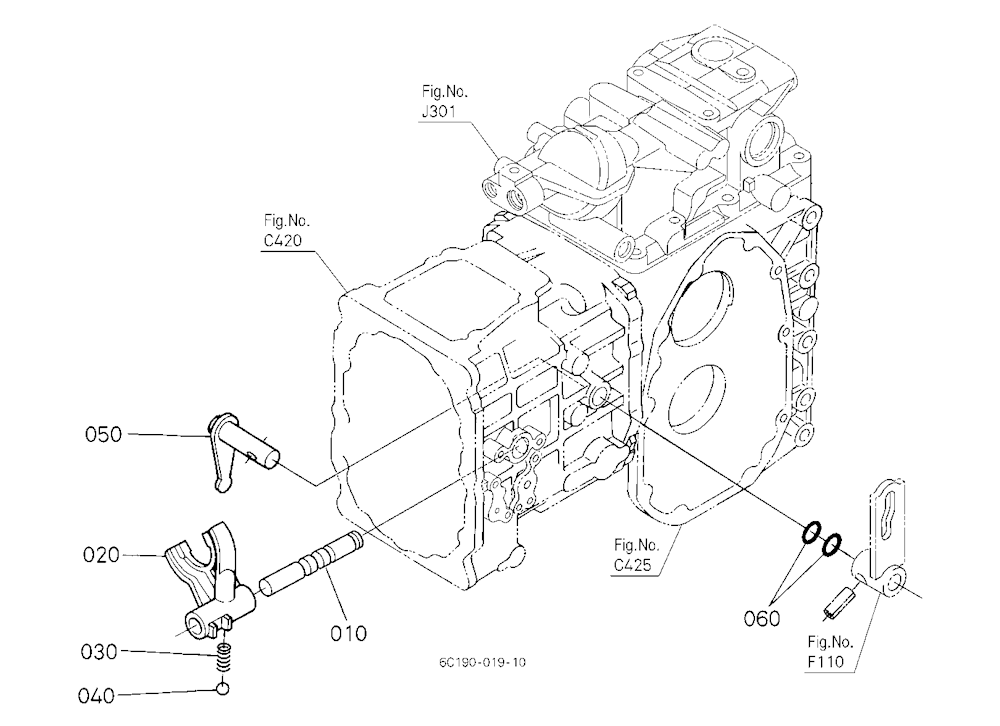 Range Gear Shift Fork