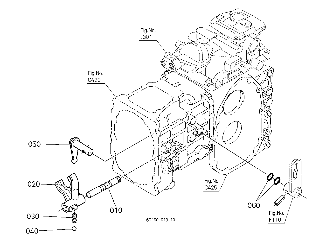 Range Gear Shift Fork