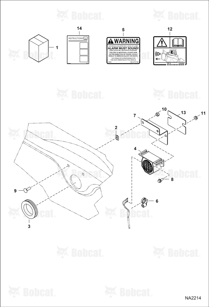 BACK-UP Alarm Kit (Selectable Joystick Controls)