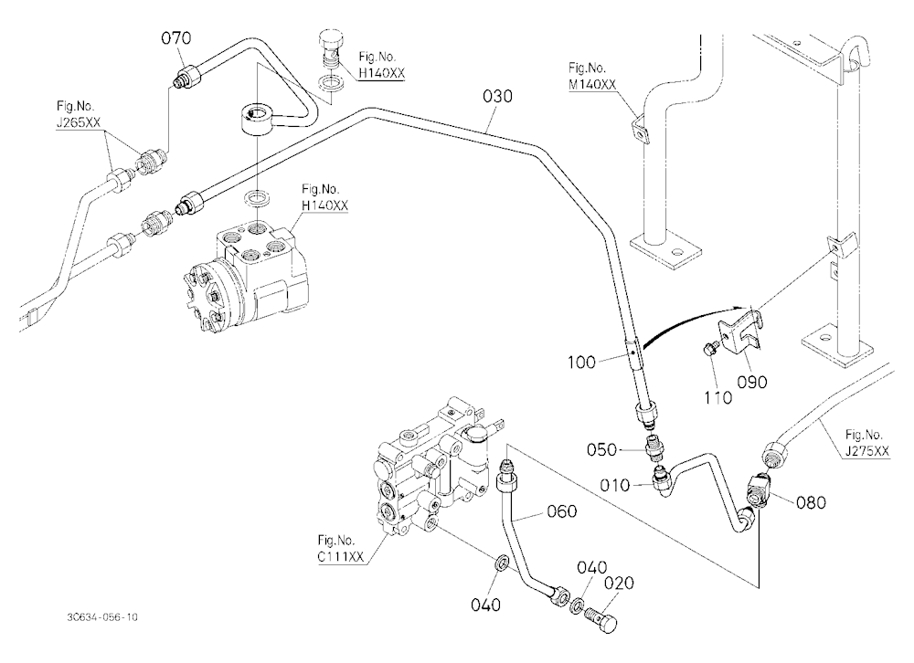 Hydraulic Oil Line (Shuttle/Controller)