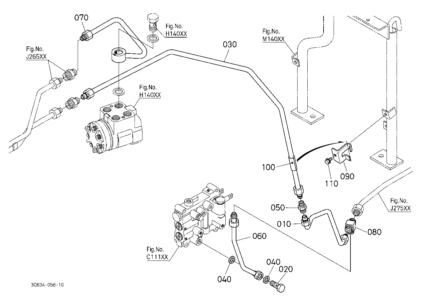 Hydraulic Oil Line (Shuttle/Controller)